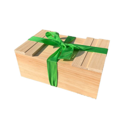 Krabička dřevěná - uzavíratelný box - 1 ks