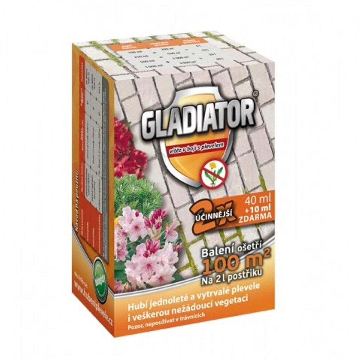 Gladiator herbicid - Lovela - ochrana rostlin - 40 + 10 ml