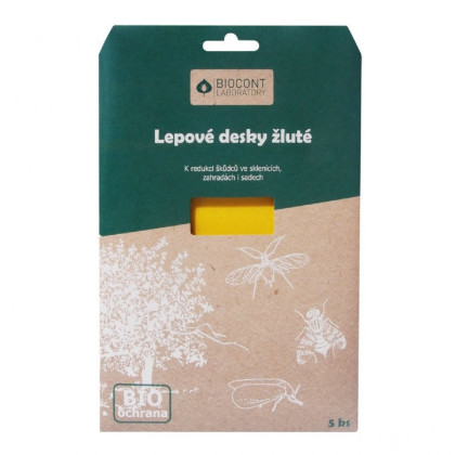 Lepové desky BIO - Biocont - ochrana rostlin - 5 ks