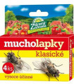 Mucholapky klasické - Zdravá zahrada - ochrana proti hmyzu - 4 ks