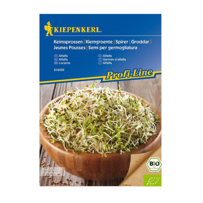 BIO Alfalfa - Vojtěška - Medicago sativa - bio semena na klíčení - 40 g