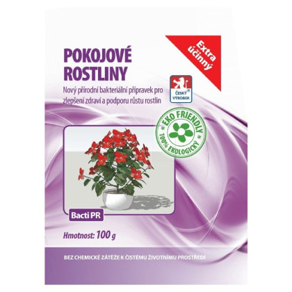 Bacti PR - Stimulátor zdraví rostlin pro pokojové rostliny - 100 g