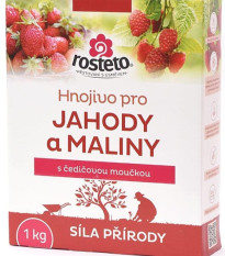 Hnojivo s čedičovou moučkou - jahody a maliny - Rosteto - hnojivo - 1 kg