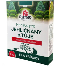 Hnojivo s čedičovou moučkou - jehličnany a tůje - Rosteto - 1 kg