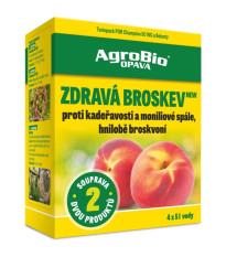 Zdravá broskev NEW - AgroBio Opava - ochrana rostlin - 2 x 20 g + 18 ml