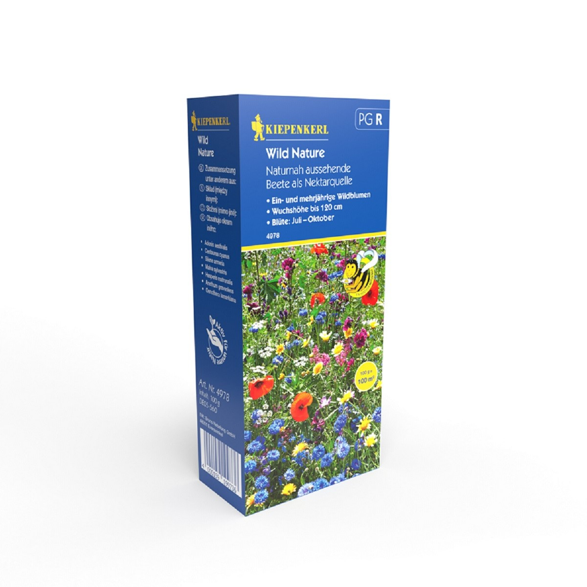 Květinová směs Wild Nature - semena Kiepenkerl - směs - 100 g